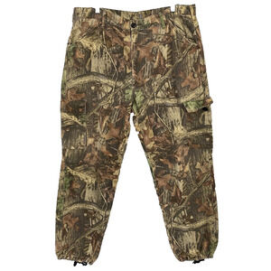 Liberty Advantage Timber Camo Hunting Cargo Pants Size 38x31 Vintage 90s